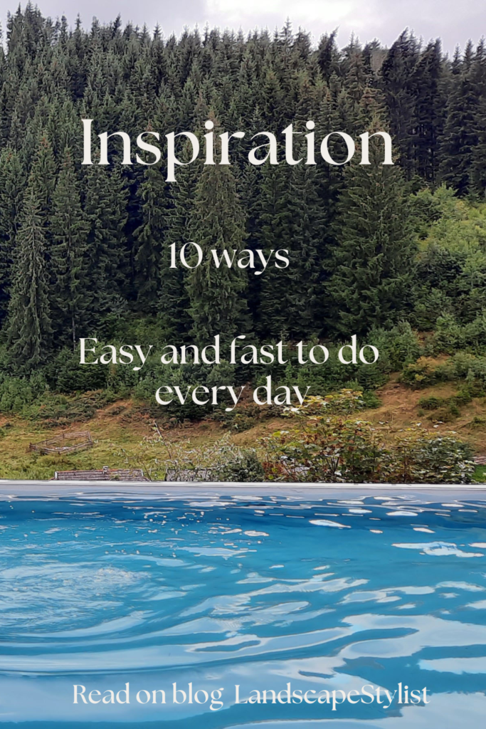 Ways to find inspiration