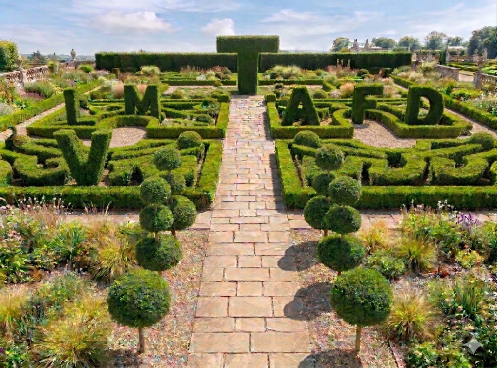 design  a garden to reflect about toxic people