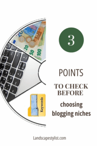 Tips for shoosing a blogging niche