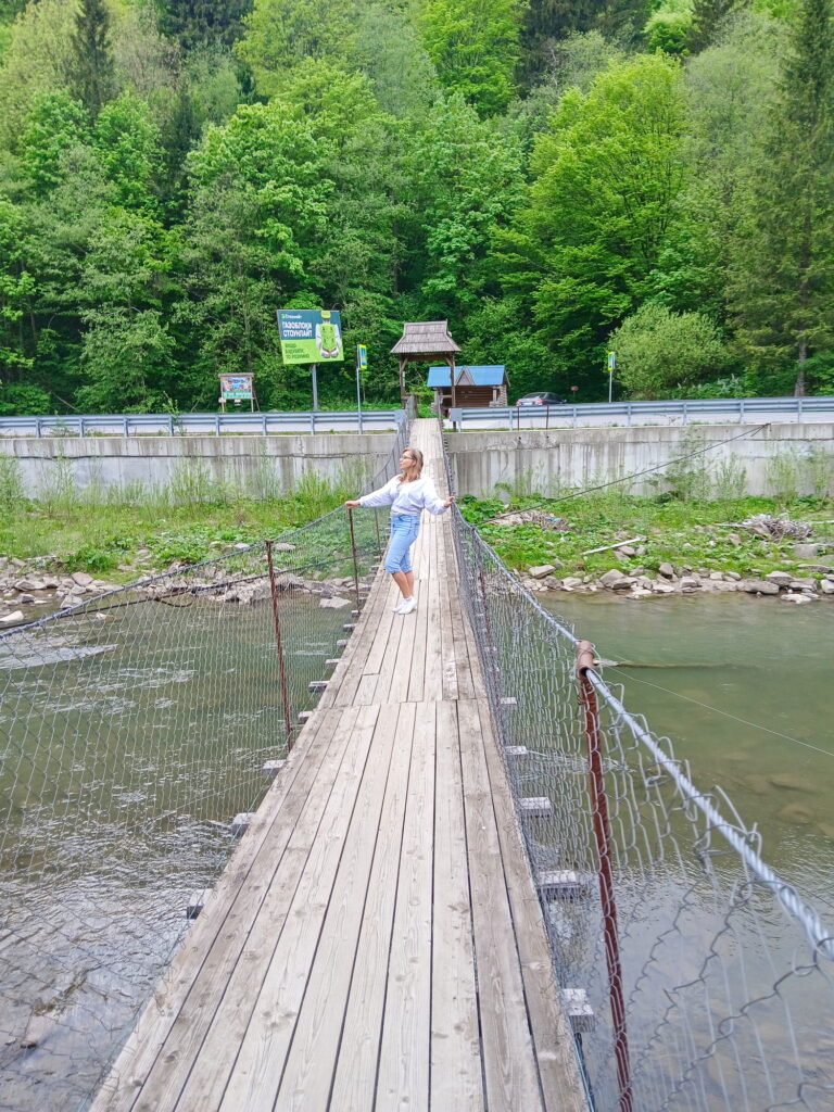 How to find inspiration near suspension bridge 